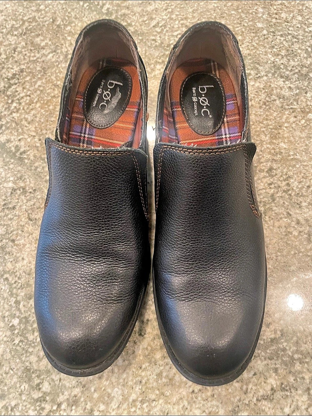 b.o.c Black Slip-On Clogs